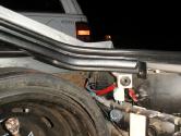 passenger side interior rear window trim
